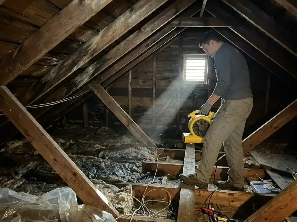 attic-water-damage-drying-proc-007 — frequently asked questions, Emergency Water Extraction & 24/7 Flood Response in Snyder,…